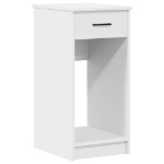 Supporto a Torre per Computer con Cassetto Bianco 35x45x77 cm