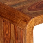 Credenza/Scrittoio in Legno Massello di Sheesham Marrone