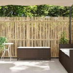 Panca da Giardino con Cuscino Marrone 110x30x40,5 cm Polyrattan